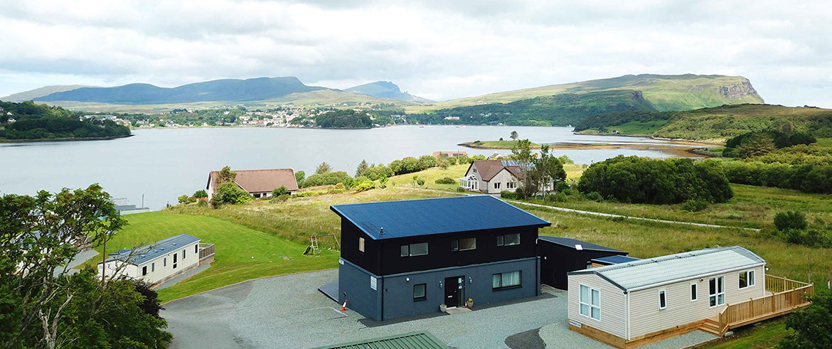 Enjoy stunning sea views when you stay at Taigh Scalpaigh bed and breakfast accommodation