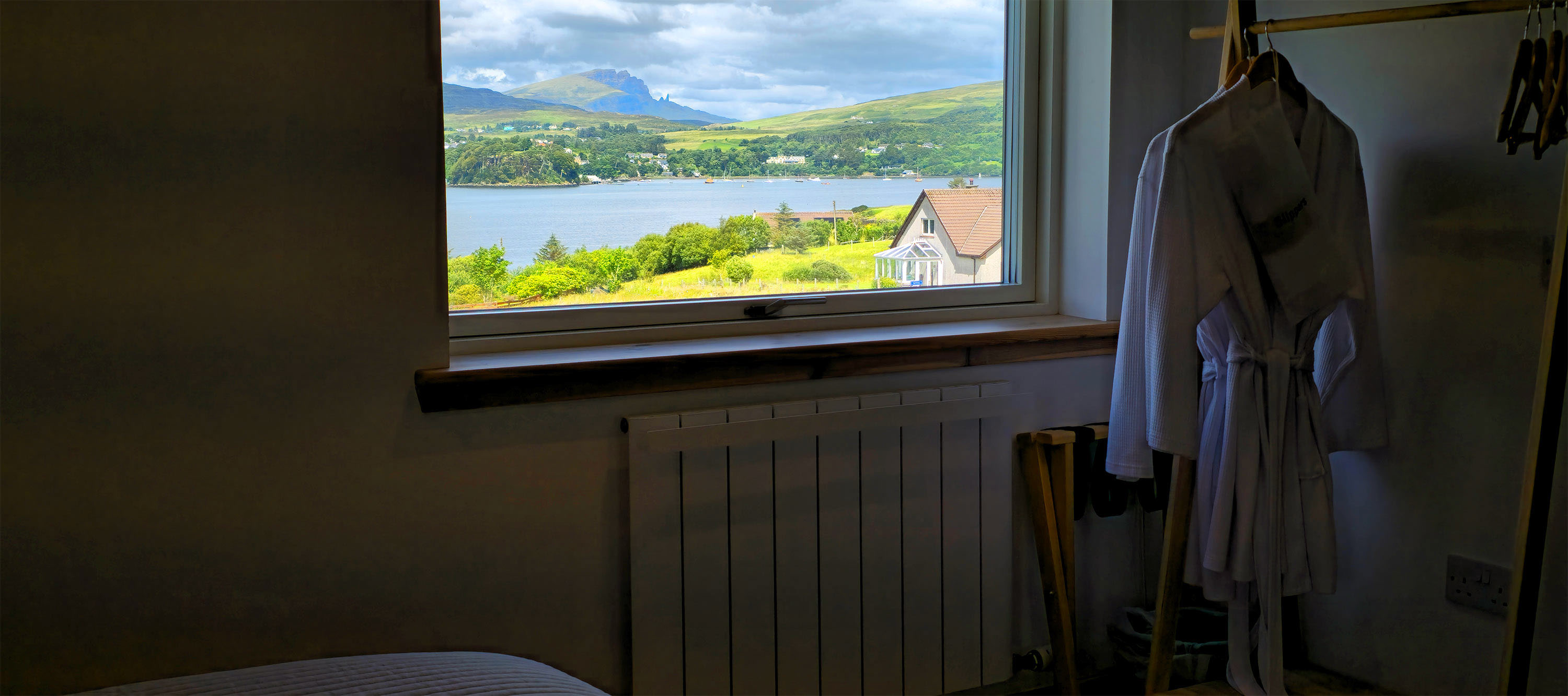 Taransay House Luxury Bed and Breakfast in Portree offers stunning sea views and private balconies